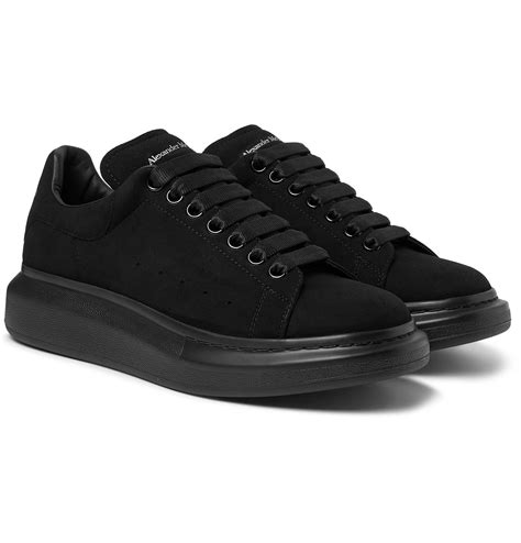 alexander mcqueen black suede.